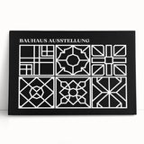 Bohemian Wall Art | Intricate Black & White Geometric Boho Canvas Print