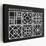 Bohemian Wall Art | Intricate Black & White Geometric Boho Canvas Print