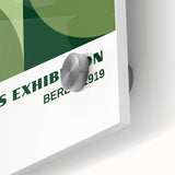 Bohemian Wall Art | Bauhaus Geometric Green Shapes Canvas | Eclectic Print