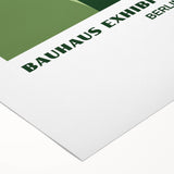 Bohemian Wall Art | Bauhaus Geometric Green Shapes Canvas | Eclectic Print