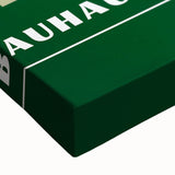 Bohemian Wall Art | Bauhaus Green Overlapping Arch Canvas | Eclectic Print