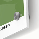 Bohemian Wall Art | Forest Green Minimalist Print | Boho Decor Canvas