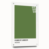 Bohemian Wall Art | Forest Green Minimalist Print | Boho Decor Canvas