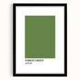 Bohemian Wall Art | Forest Green Minimalist Print | Boho Decor Canvas