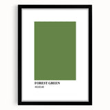 Bohemian Wall Art | Forest Green Minimalist Print | Boho Decor Canvas