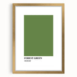 Bohemian Wall Art | Forest Green Minimalist Print | Boho Decor Canvas