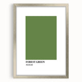 Bohemian Wall Art | Forest Green Minimalist Print | Boho Decor Canvas