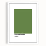 Bohemian Wall Art | Forest Green Minimalist Print | Boho Decor Canvas