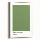 Bohemian Wall Art | Forest Green Minimalist Print | Boho Decor Canvas