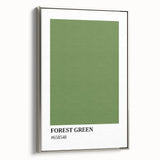 Bohemian Wall Art | Forest Green Minimalist Print | Boho Decor Canvas