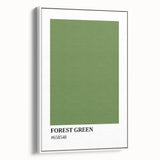 Bohemian Wall Art | Forest Green Minimalist Print | Boho Decor Canvas