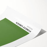 Bohemian Wall Art | Forest Green Minimalist Print | Boho Decor Canvas