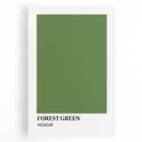 Bohemian Wall Art | Forest Green Minimalist Print | Boho Decor Canvas