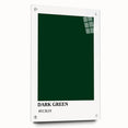 Bohemian Wall Art | Dark Green Abstract Print | Boho Decor Canvas