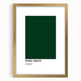 Bohemian Wall Art | Dark Green Abstract Print | Boho Decor Canvas