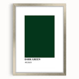 Bohemian Wall Art | Dark Green Abstract Print | Boho Decor Canvas