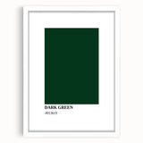 Bohemian Wall Art | Dark Green Abstract Print | Boho Decor Canvas
