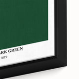 Bohemian Wall Art | Dark Green Abstract Print | Boho Decor Canvas