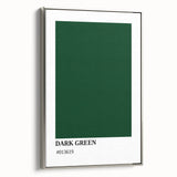 Bohemian Wall Art | Dark Green Abstract Print | Boho Decor Canvas