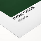 Bohemian Wall Art | Dark Green Abstract Print | Boho Decor Canvas