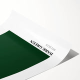 Bohemian Wall Art | Dark Green Abstract Print | Boho Decor Canvas