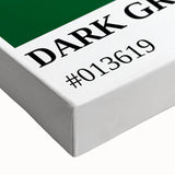 Bohemian Wall Art | Dark Green Abstract Print | Boho Decor Canvas