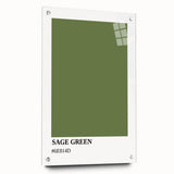 Bohemian Wall Art | Sage Green Minimalist Print | Boho Decor Canvas