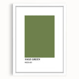 Bohemian Wall Art | Sage Green Minimalist Print | Boho Decor Canvas