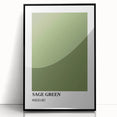Bohemian Wall Art | Sage Green Minimalist Print | Boho Decor Canvas