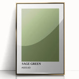 Bohemian Wall Art | Sage Green Minimalist Print | Boho Decor Canvas