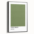Bohemian Wall Art | Sage Green Minimalist Print | Boho Decor Canvas