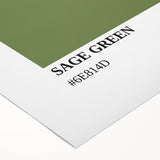 Bohemian Wall Art | Sage Green Minimalist Print | Boho Decor Canvas