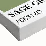 Bohemian Wall Art | Sage Green Minimalist Print | Boho Decor Canvas