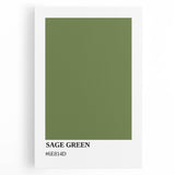 Bohemian Wall Art | Sage Green Minimalist Print | Boho Decor Canvas