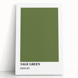 Bohemian Wall Art | Sage Green Minimalist Print | Boho Decor Canvas