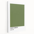 Bohemian Wall Art | Sage Green Minimalist Print | Boho Decor Canvas