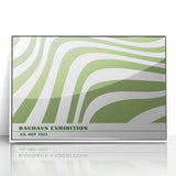 Bohemian Wall Art | Green & White Eclectic Boho Decor Canvas Print
