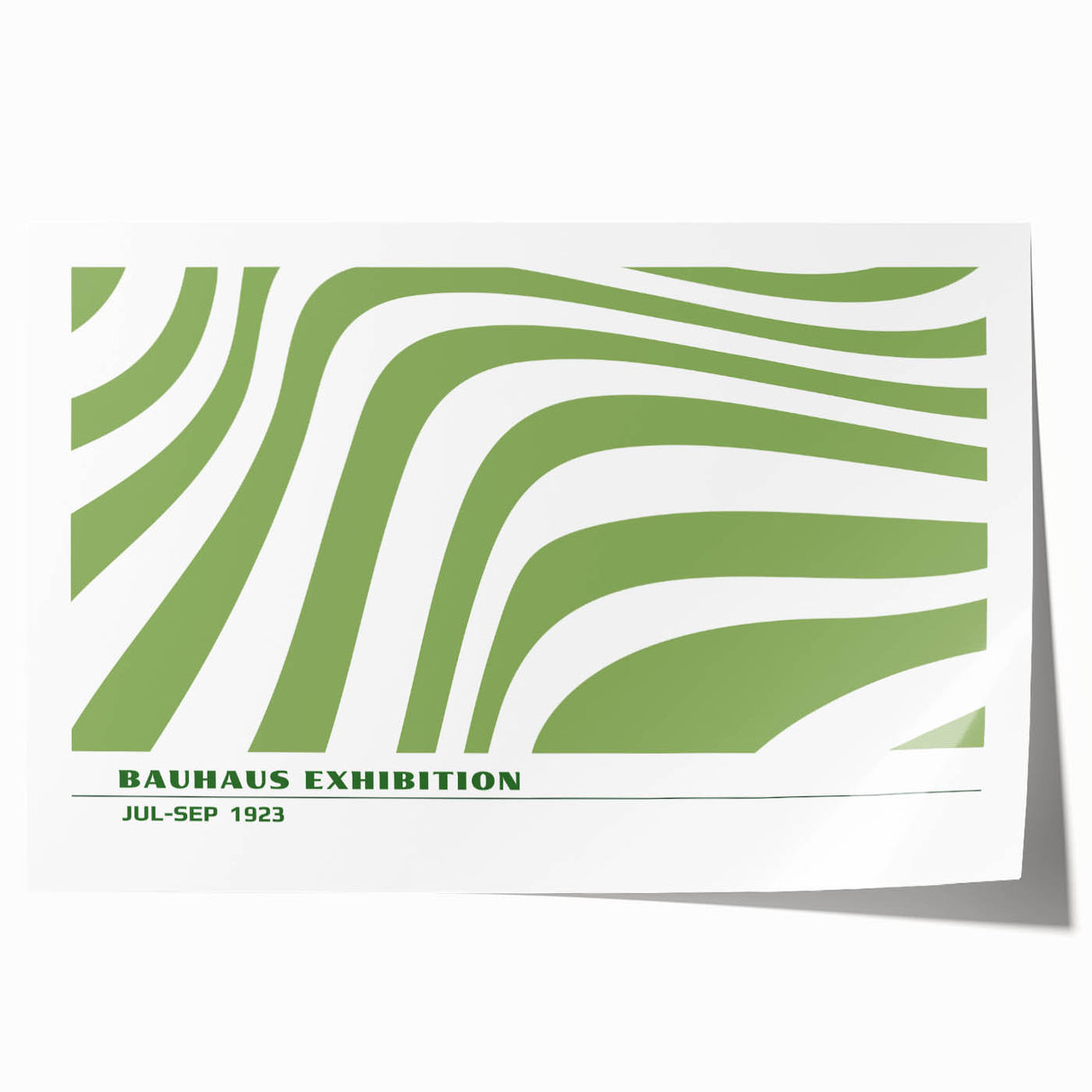 Bohemian Wall Art | Green & White Eclectic Boho Decor Canvas Print