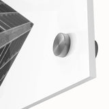 Brutalist Wall Art | Modern Geometric Industrial Design Canvas Print