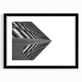 Brutalist Wall Art | Modern Geometric Industrial Design Canvas Print