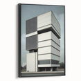 Modern Brutalist Wall Art | Minimalist Geometric Concrete Architecture