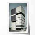 Modern Brutalist Wall Art | Minimalist Geometric Concrete Architecture