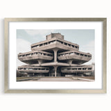 Brutalist Wall Art | Modern Industrial Architecture Concrete Design Print