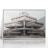 Brutalist Wall Art | Modern Industrial Architecture Concrete Design Print