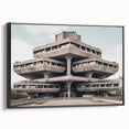 Brutalist Wall Art | Modern Industrial Architecture Concrete Design Print