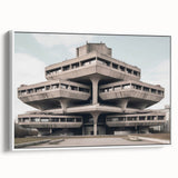 Brutalist Wall Art | Modern Industrial Architecture Concrete Design Print