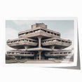 Brutalist Wall Art | Modern Industrial Architecture Concrete Design Print