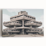 Brutalist Wall Art | Modern Industrial Architecture Concrete Design Print