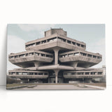 Brutalist Wall Art | Modern Industrial Architecture Concrete Design Print