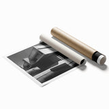 Brutalist Wall Art | Industrial Concrete Architecture Geometric Print